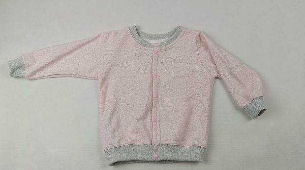 Bluza bomberka zapinana "Różowa"