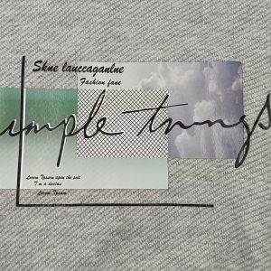 Bluza "Simplet Things" szara - obrazek 2