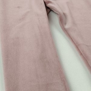 Legginsy welur bawełniany - brudny róż - obrazek 3